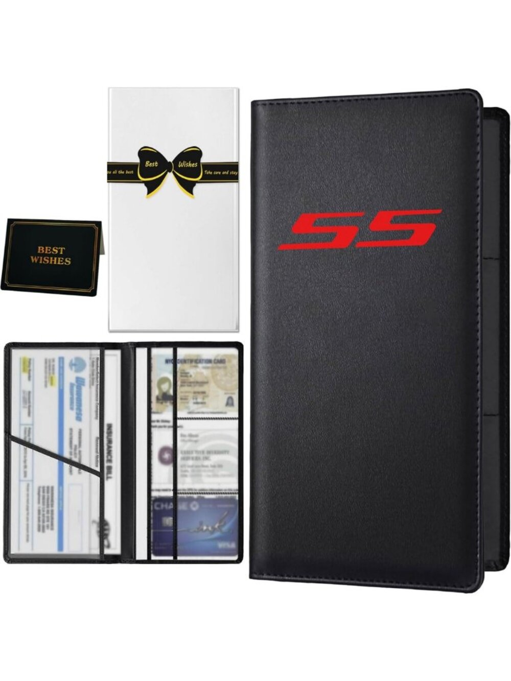 Magnetic Car Registration & Insurance Holder | Glove Box Organizer for